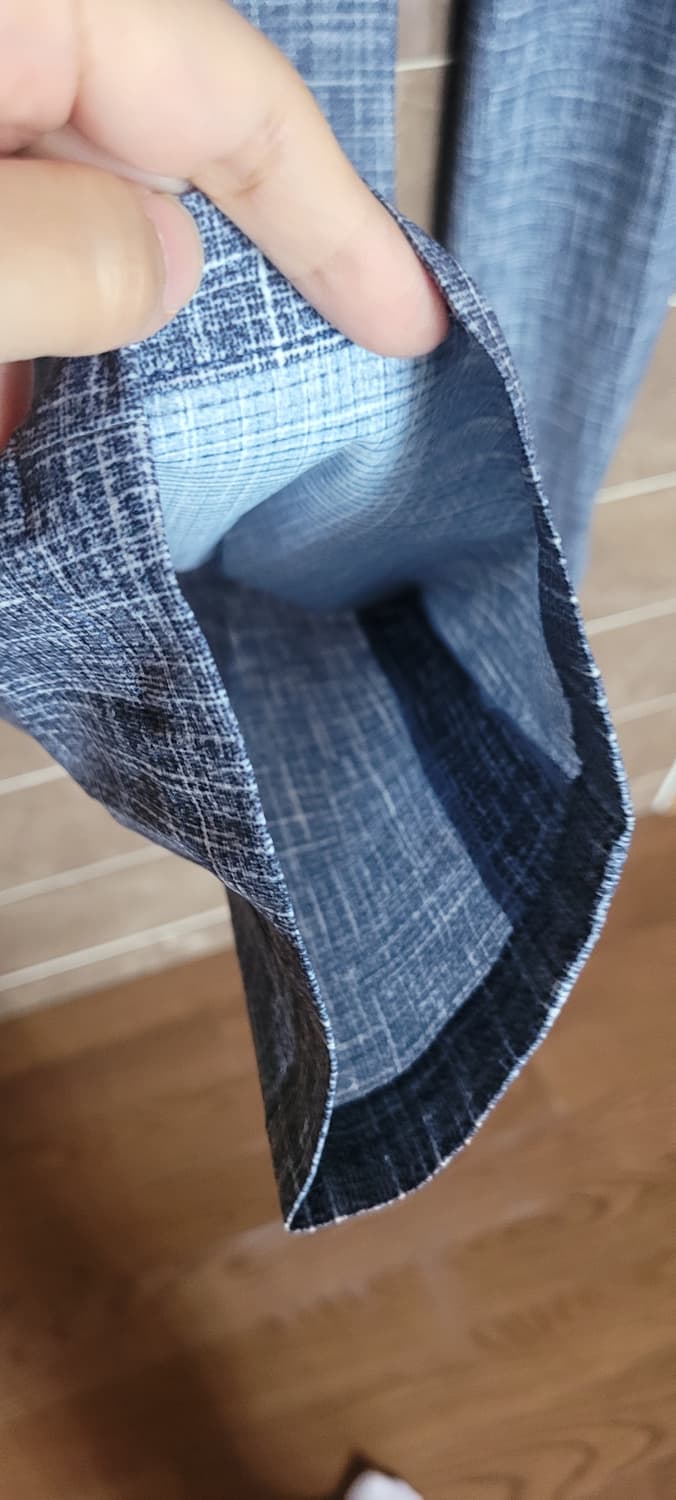 👔남성34인치👔T.I FOR MEN 블루 체크 슬랙스 새삥💫 상품이미지4