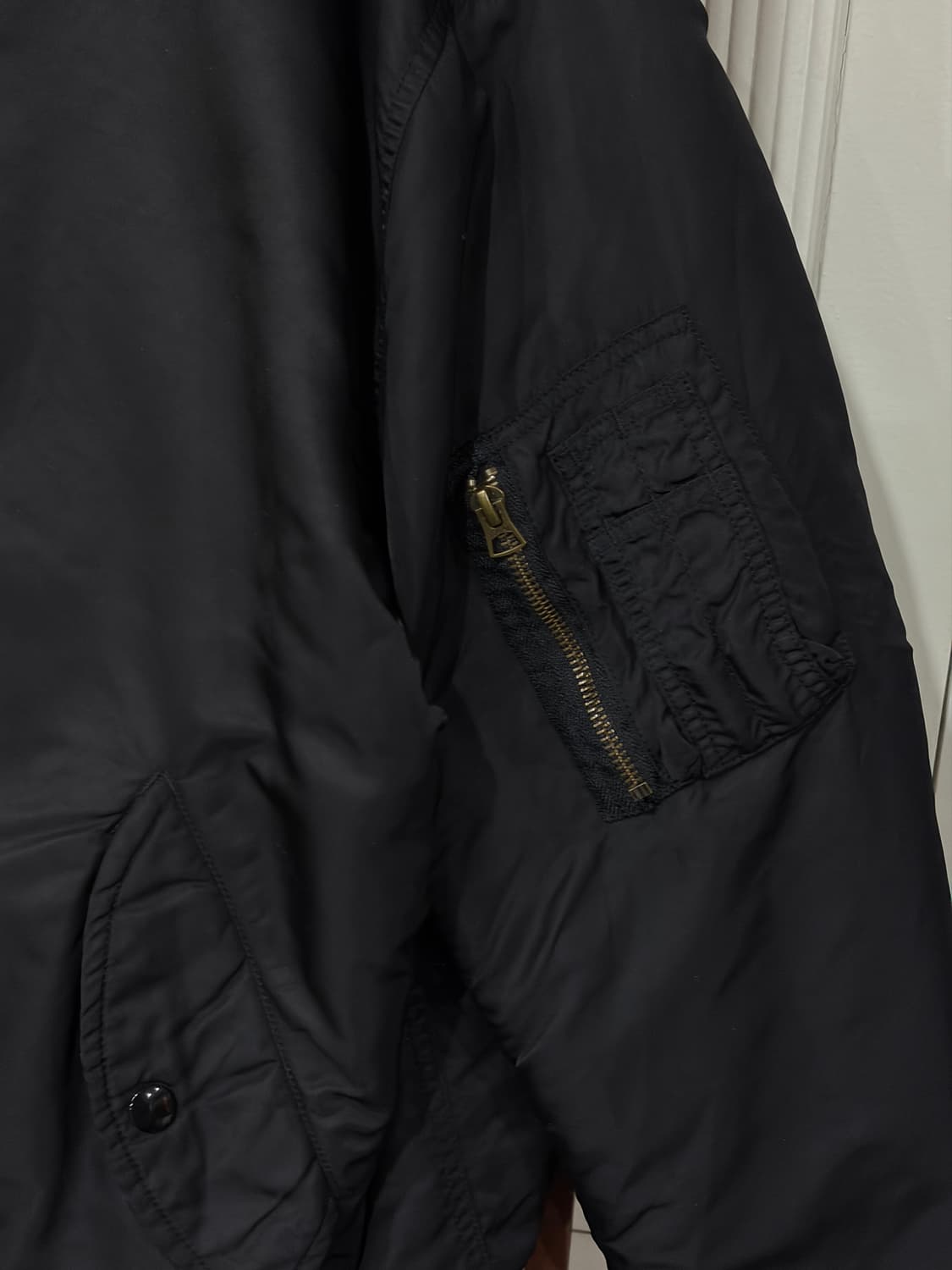 90s 알파인더스트리 ideal 지퍼 Ma-1 항공점퍼 상품이미지2