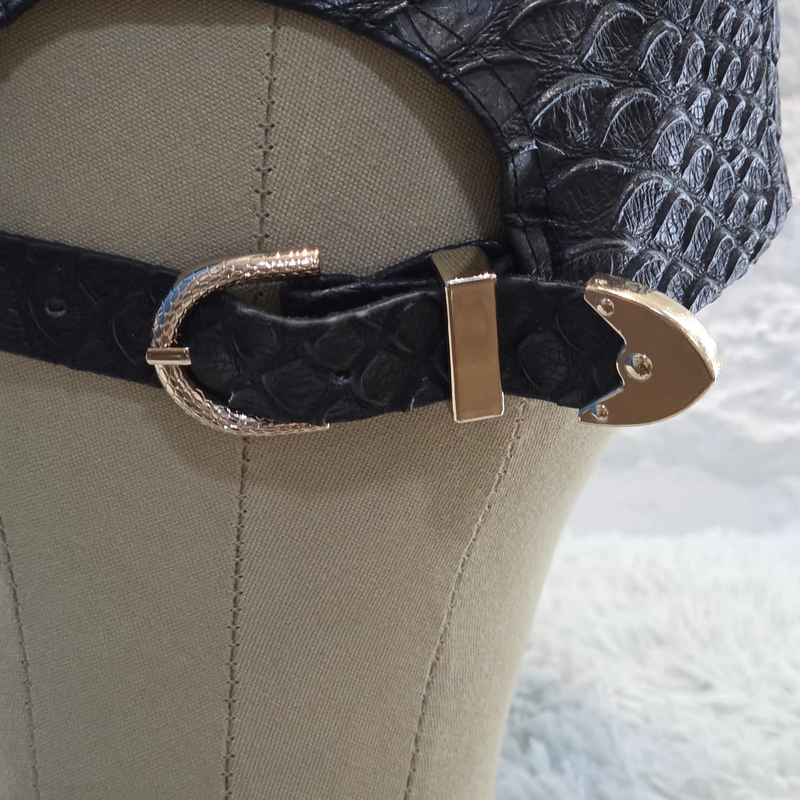 L7-3:헤이터 스냅백 하드웨어 런던 콜라보 블랙 크로커 캡 (56-59 상품이미지8