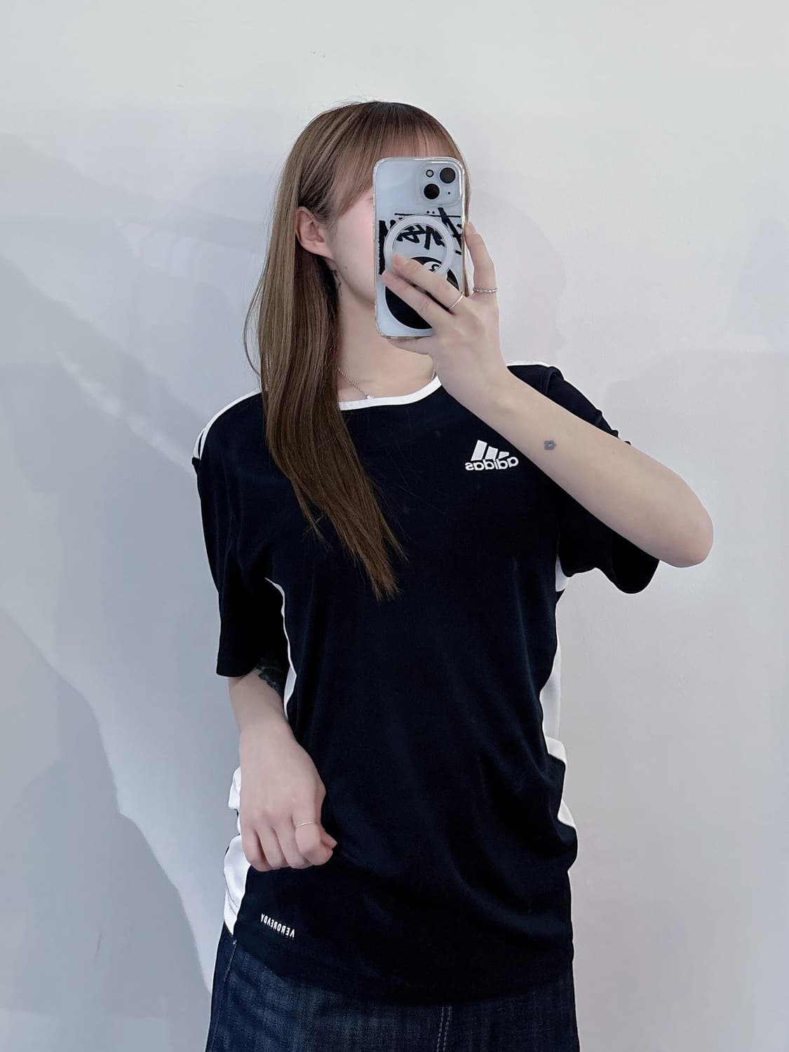 아디다스 스몰로고 트랙 반팔 상품이미지1