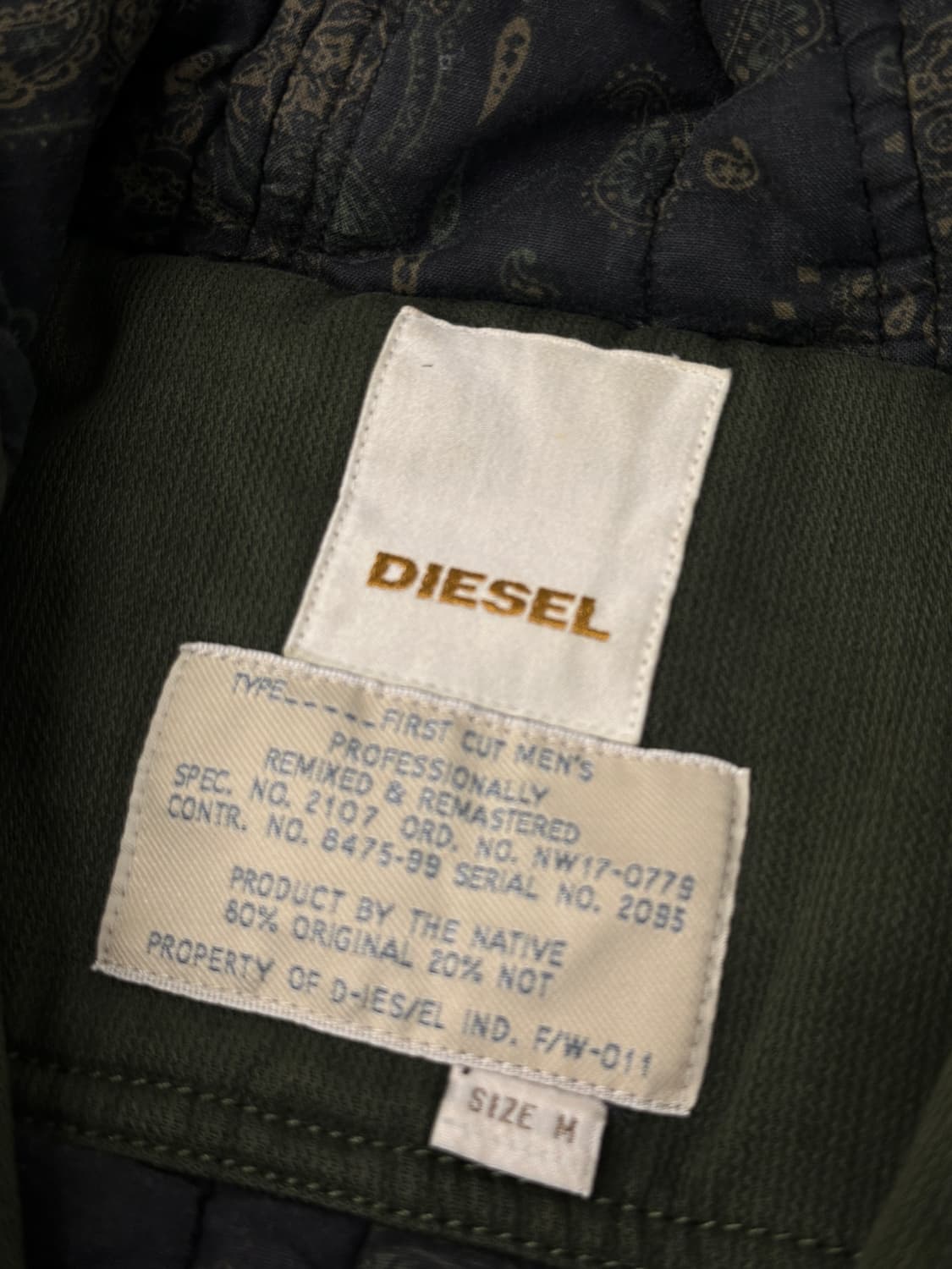 디젤 M51 Fishtail parka (M) 상품이미지7
