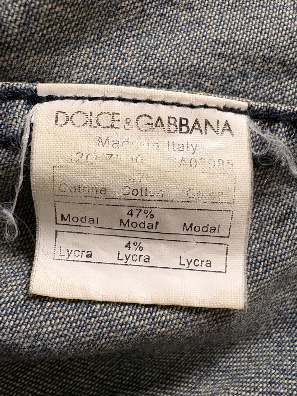 [Dolce&Gabbana] vintage denim shirts 상품이미지3