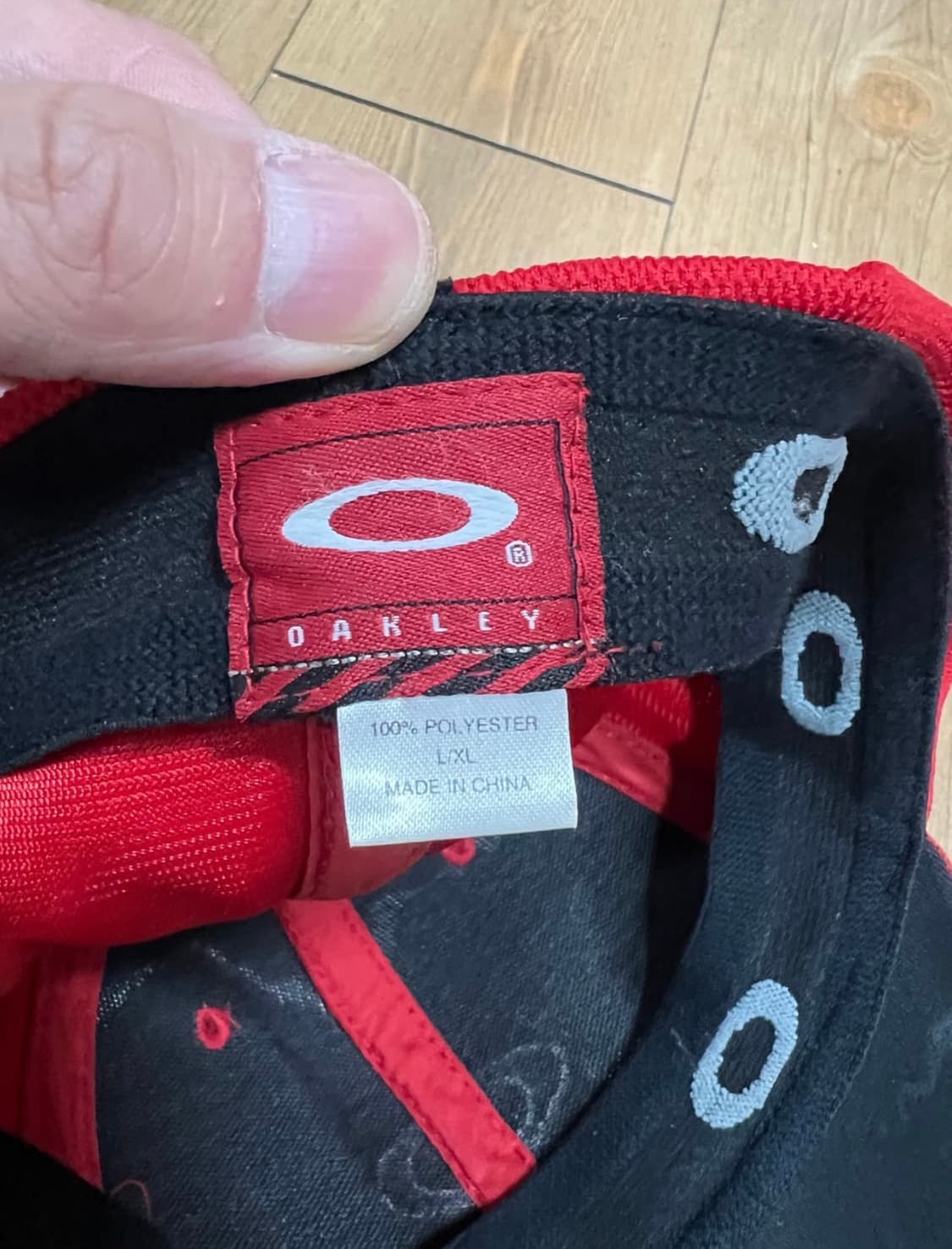 [L/XL] 오클리(Oakley) 메탈 로고 메쉬 캡 레드 상품이미지5