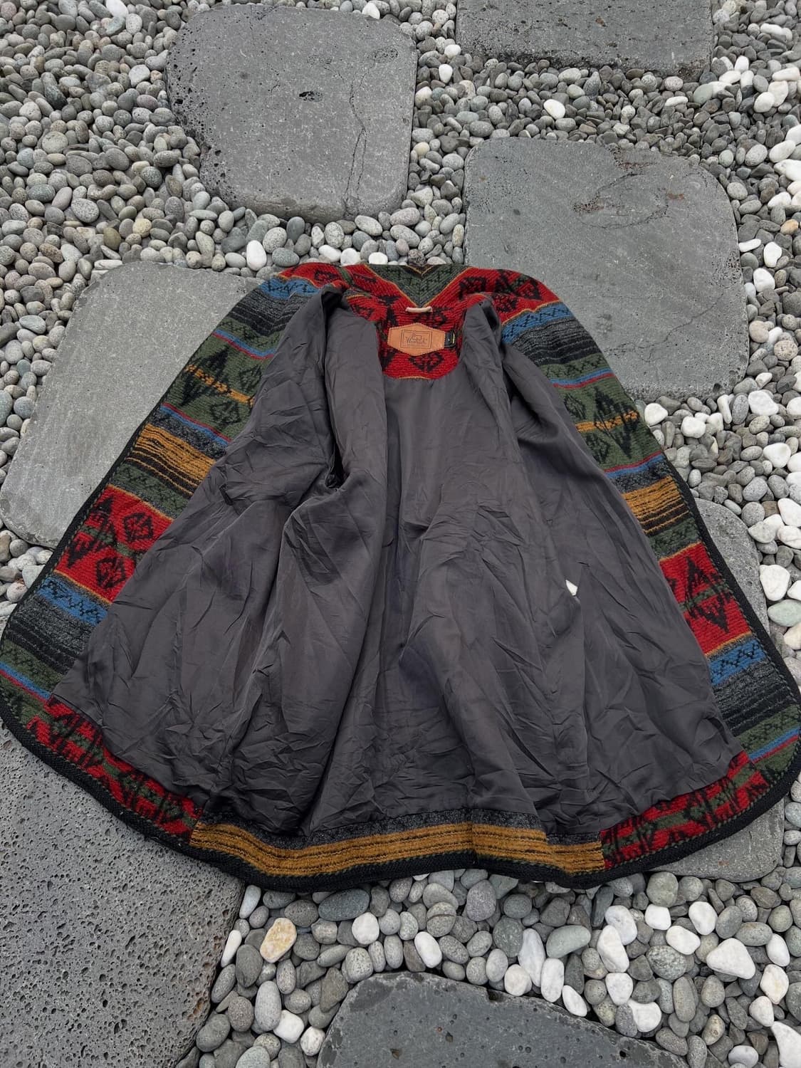 80s WOORICH NAVAJO NATIVE AZTEC 나바호울자켓 상품이미지3