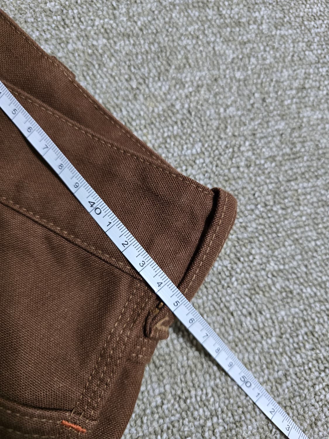 타임원클로딩 엣라코 덱팬츠 워크팬츠 36 트라우저 브라운 Timeworn 상품이미지7