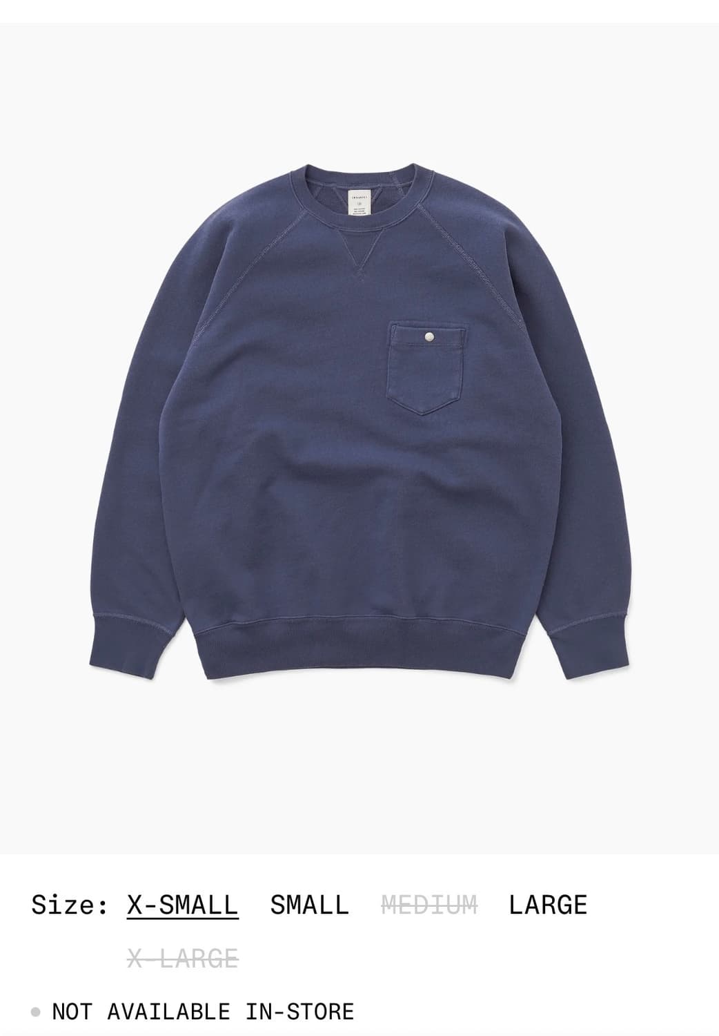 새상품 카키스 클럽 크루넥 네이비 xl 사이즈 상품이미지1