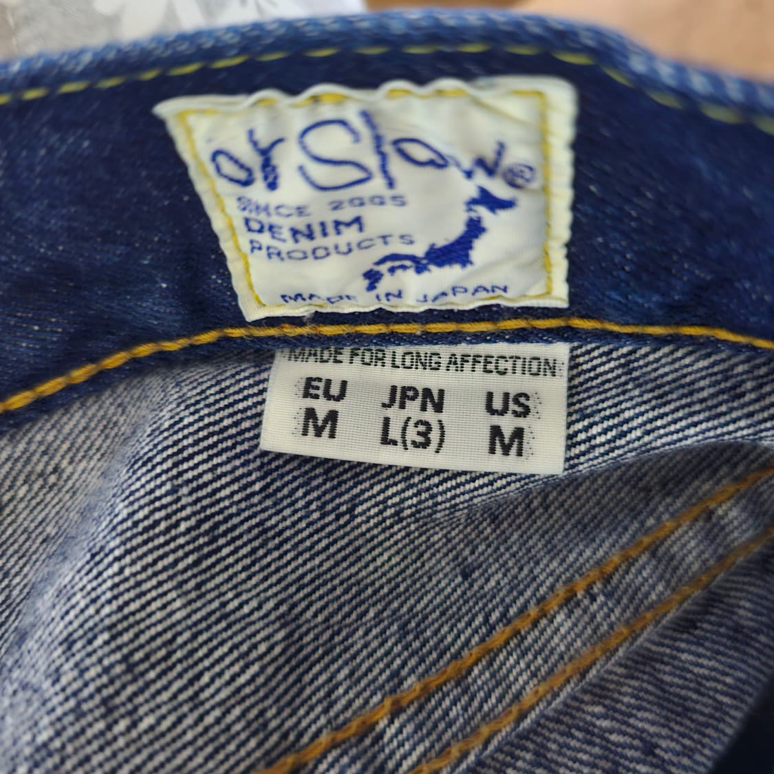 Orslow 105 원 워시 3사이즈 상품이미지3