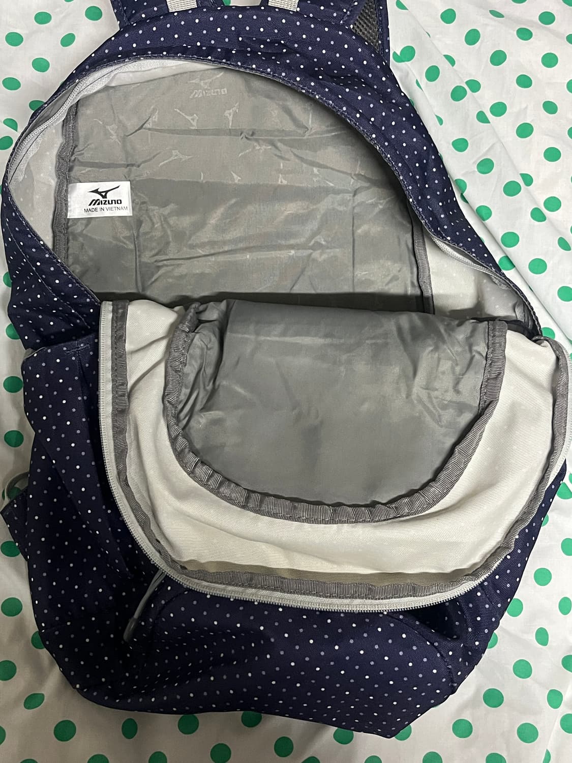 미즈노 네이비 도트 백팩 25L🌀 상품이미지10