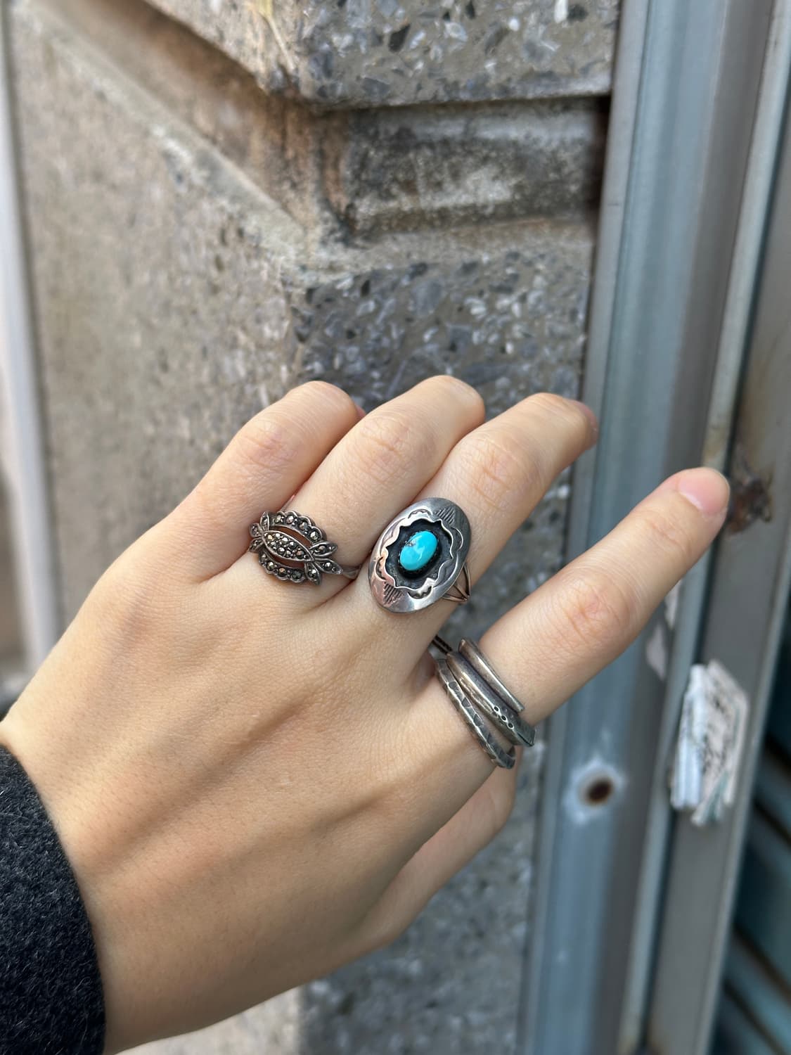 Navajo turquoise 925silver ring 상품이미지4