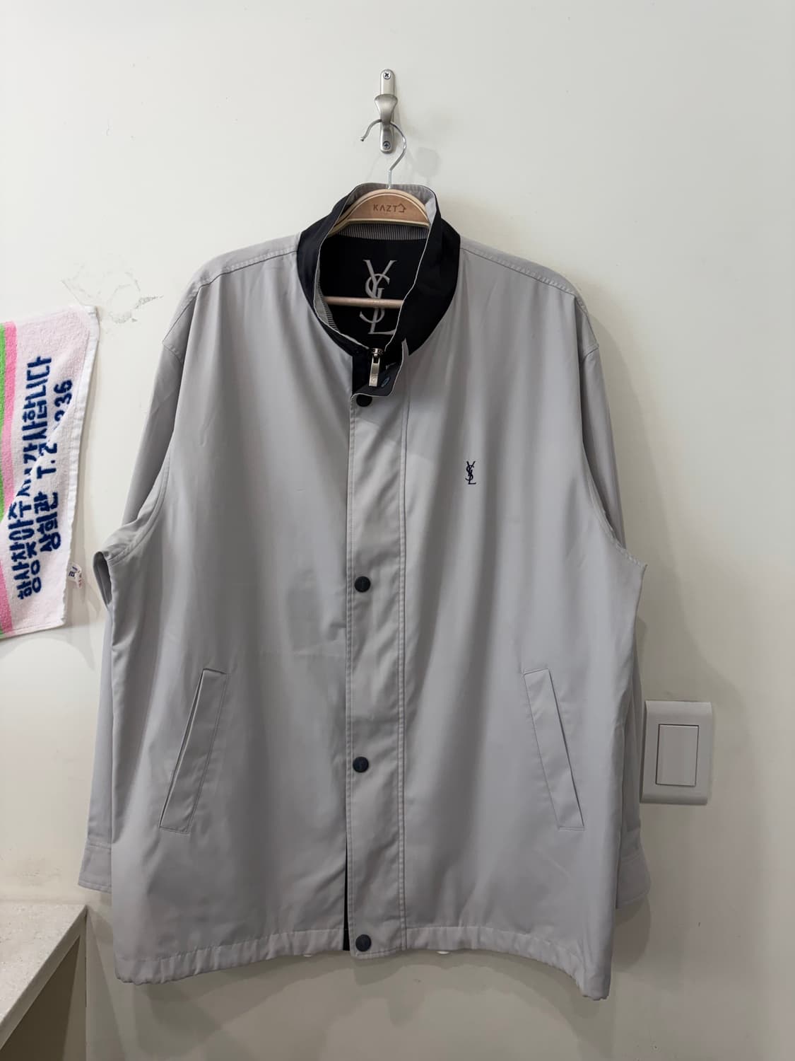 12. 입생로랑 YSL 자수로고 스윙탑자켓 상품이미지1