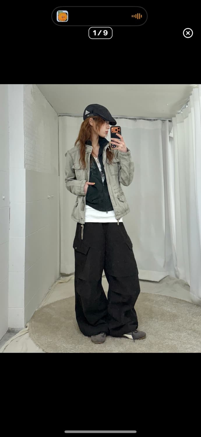 스윙잉서울  홀리스터 야상 자켓 카키 데일리 그런지 힙 코디 세트 상품이미지1