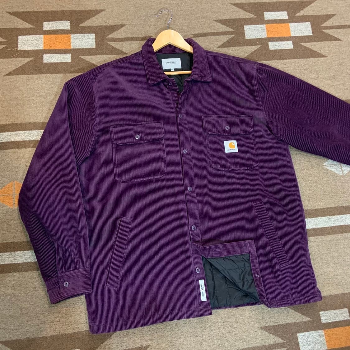 칼하트 코듀로이 위드썸 자켓 XXL 칸예 상품이미지1