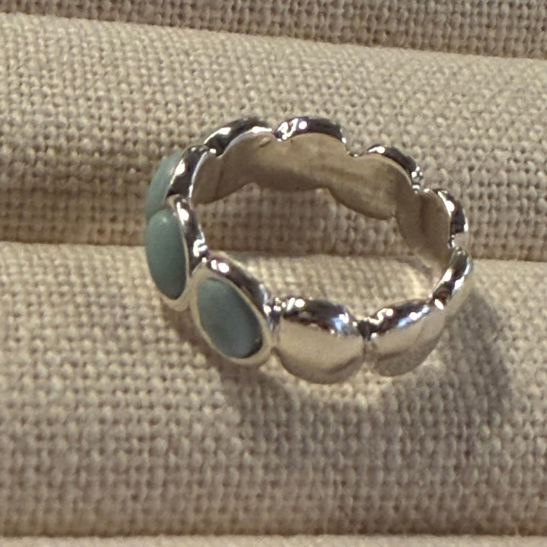 새상품 여성 신주 반반 원석 반지  상품이미지4