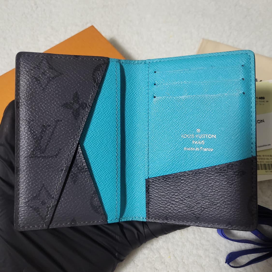 [풀구성] 루이비통 마카사르 이클립스 리버스 오거나이저 카드지갑 상품이미지4