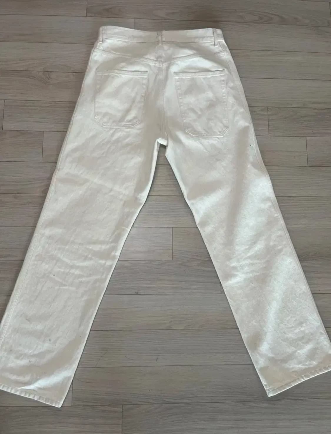 이얼즈어고 플로리스데님 와이드핏 에크루 M 상품이미지2