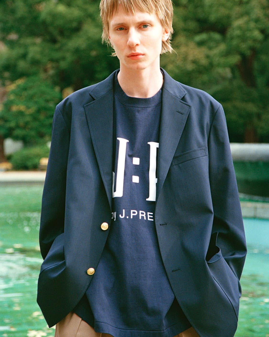 J.PRESS 네이비 금장 블레이저 상품이미지5