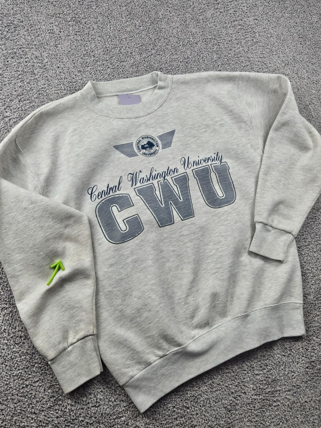 CWU 센트럴 워싱턴 유니버시티 맨투맨 스웻셔츠 (L추정) / 11099 상품이미지7