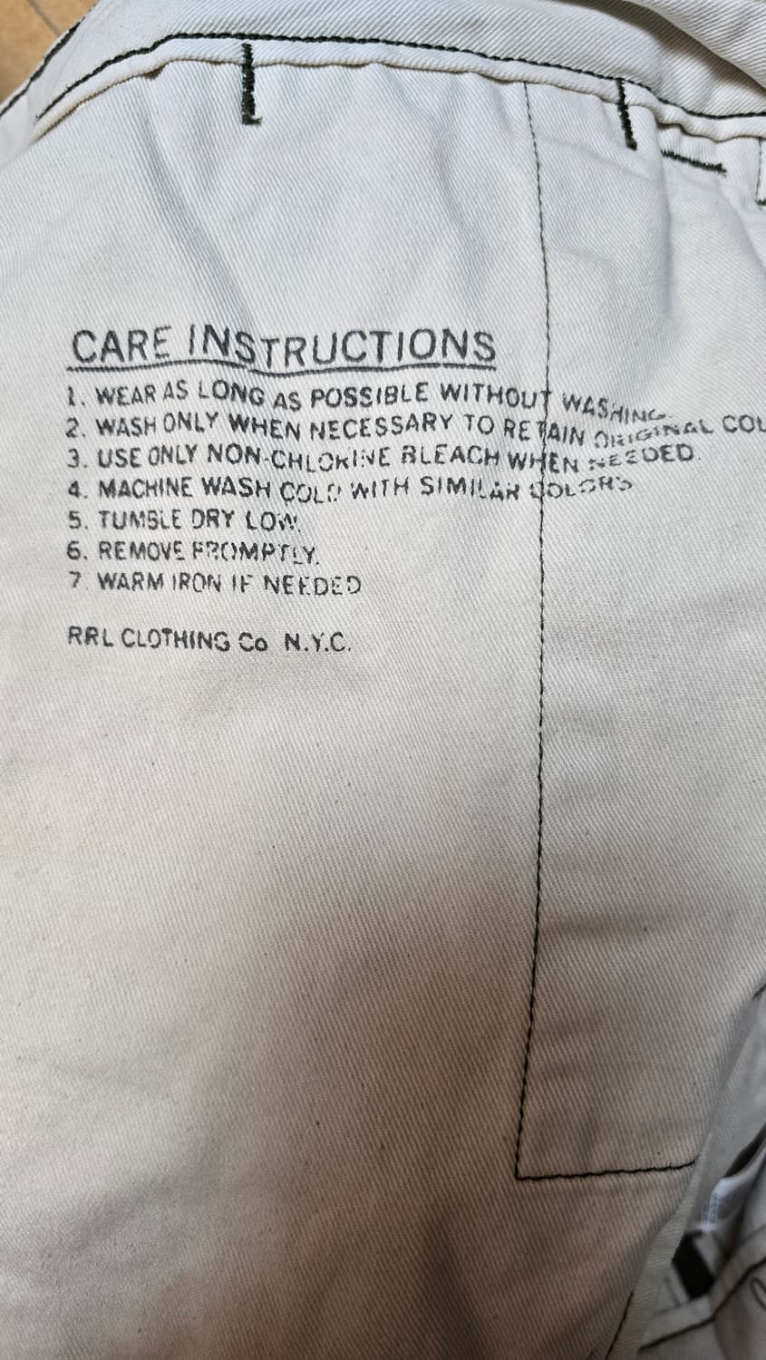 rrl 더블알엘 면바지 30 상품이미지4