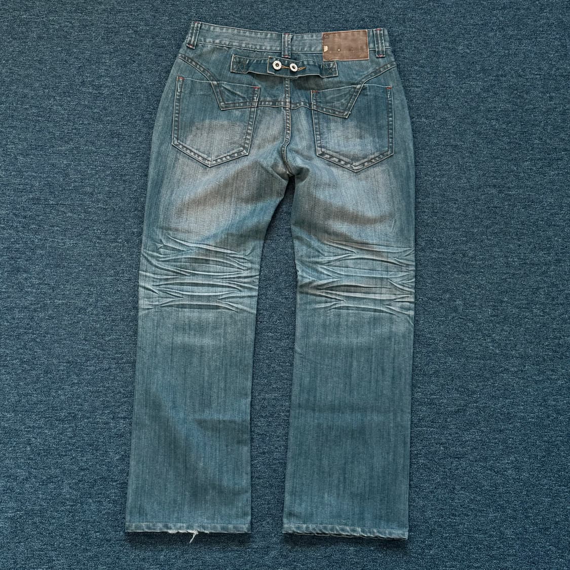 빈티지 워싱 데님팬츠 34 상품이미지1