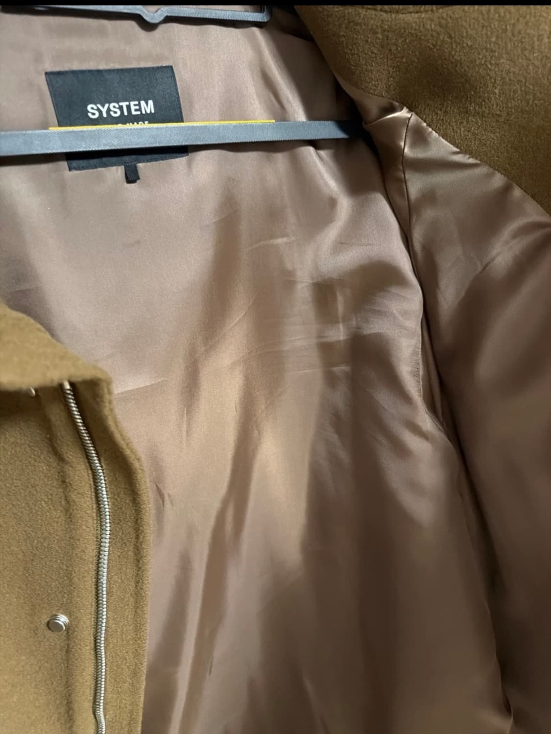 시스템 캐시미어 블렌드 핸드메이드 점퍼 상품이미지1