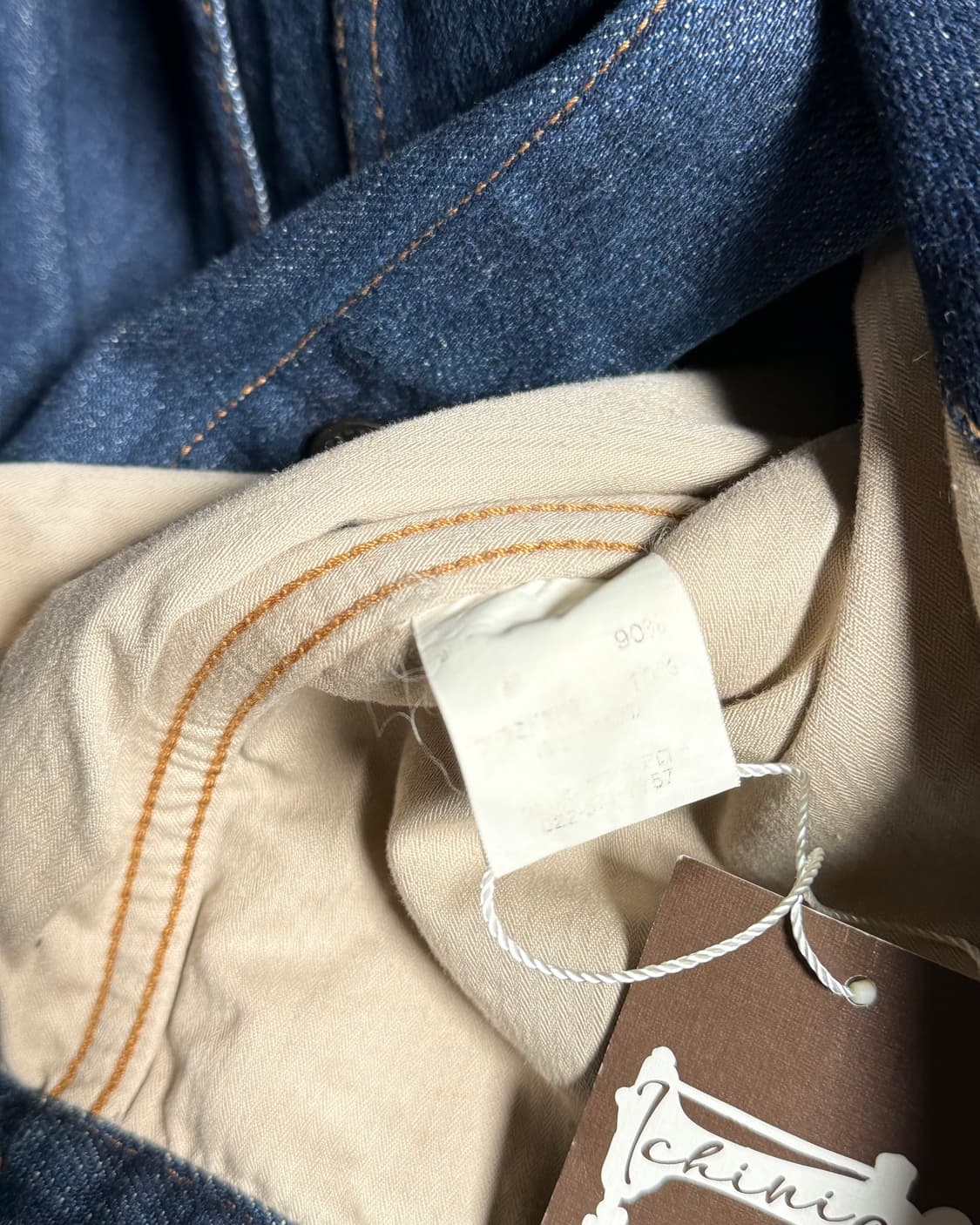 90-00‘s 라운드 하우스 Lot RJ03 데님 트러커 자켓 42 상품이미지6