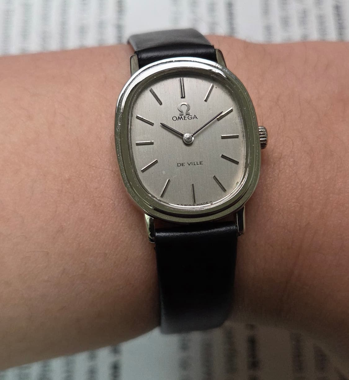 빈티지 오메가 드빌 엘립스 순정 실버다이얼 수동 메커니컬 여성용 상품이미지9