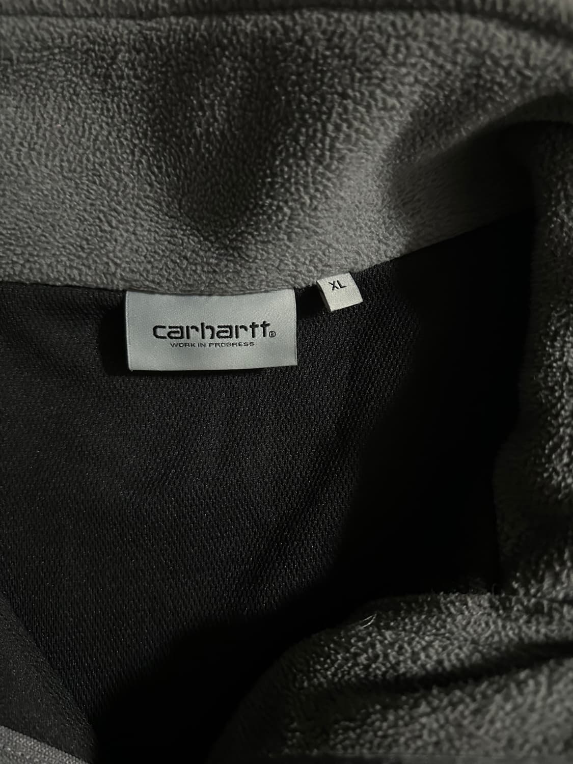 Carhartt WIP 플리스 집업 자켓 XL 오버핏 상품이미지3