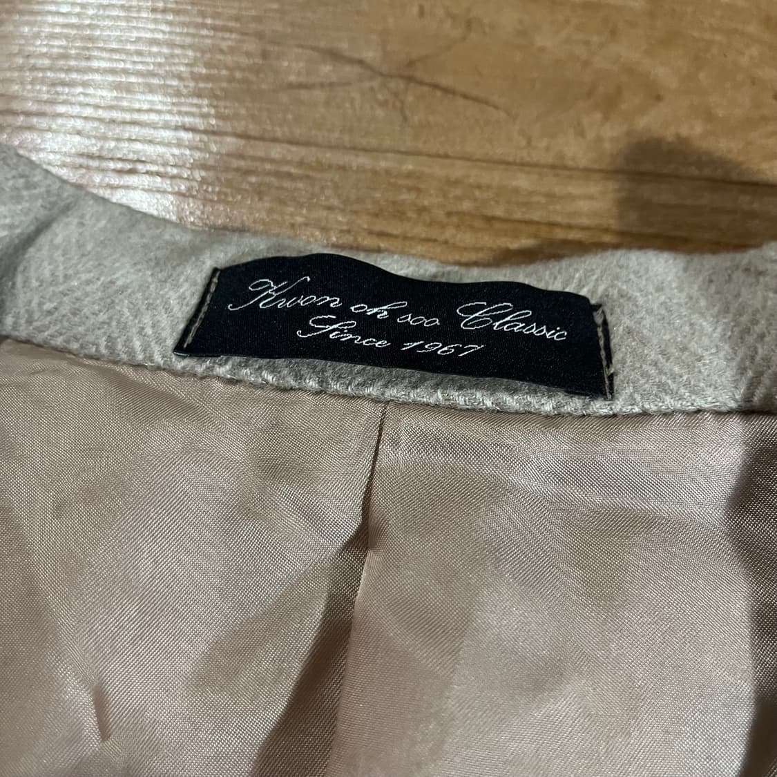 [105] 바톤 권오수 제냐 헤링본 캐시미어100 코트 상품이미지4