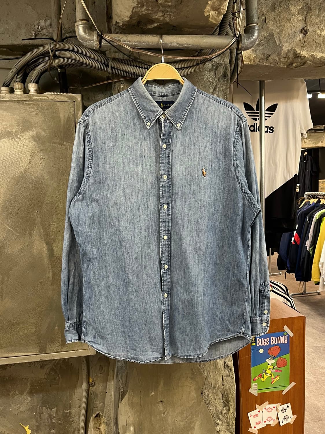 폴로 랄프로렌 데님 슬림핏 셔츠 XL #csz2578 상품이미지1