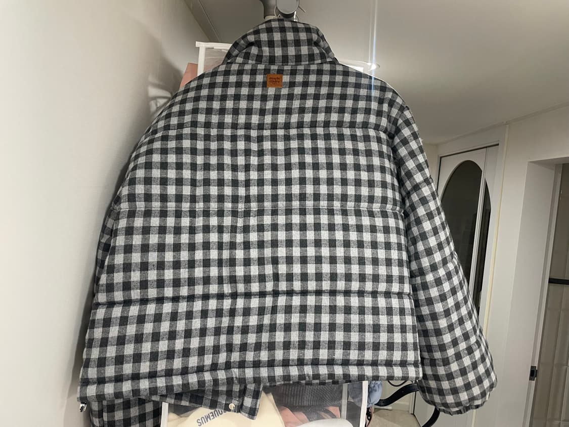 마리끌레르 체크패딩 (F) 상품이미지2