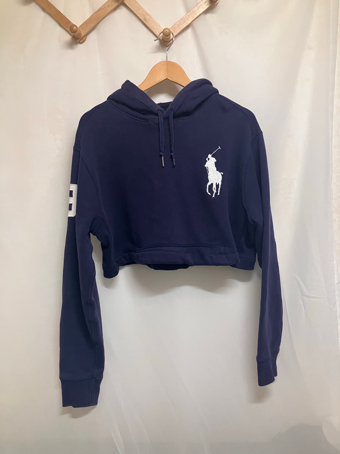 폴로 랄프로렌 빅포니 크롭 후드티 상품이미지1