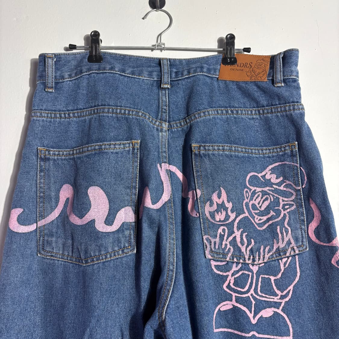 WKNDRS 그래픽 데님 팬츠 (무료배송) 상품이미지4