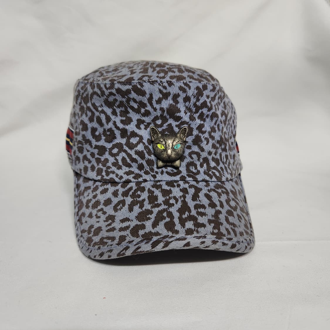 J175 [F] 블랙무드 햇츠온 호피 군모 여성 모자 상품이미지1