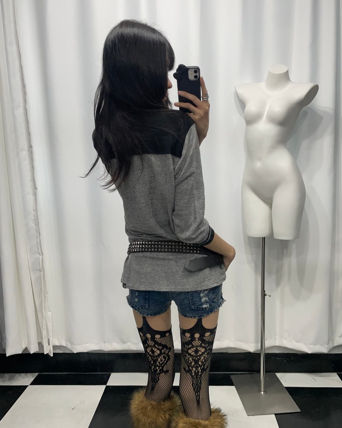 🎸Hysteric Glamour 그레이 롱슬리브🎸 상품이미지5