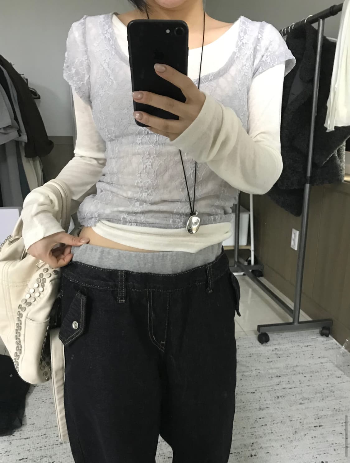 hevib 헤비브 밴딩청바지S (원가:41,000원) 상품이미지2