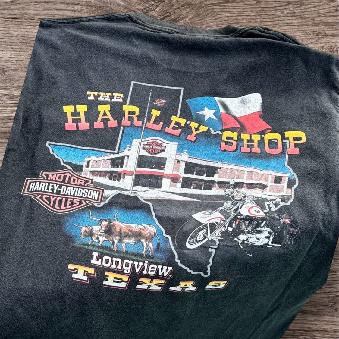 90s Harley Davidson TEXAS T-shirt 상품이미지5