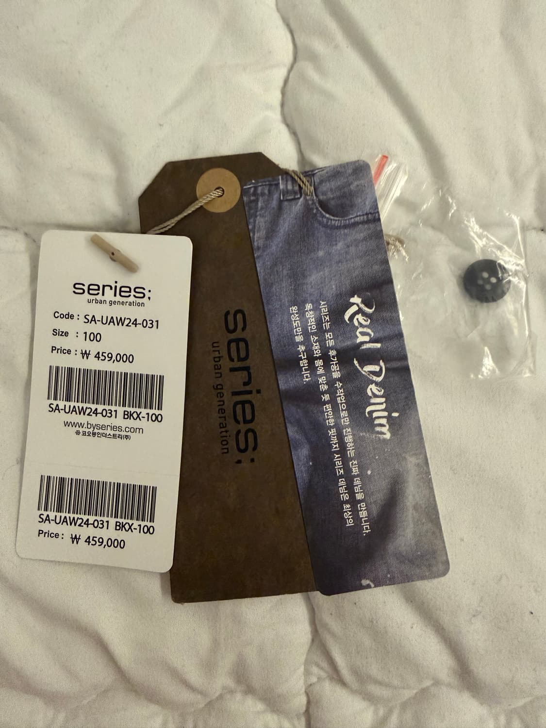 시리즈 데님 후드 트러커 블랙 상품이미지7