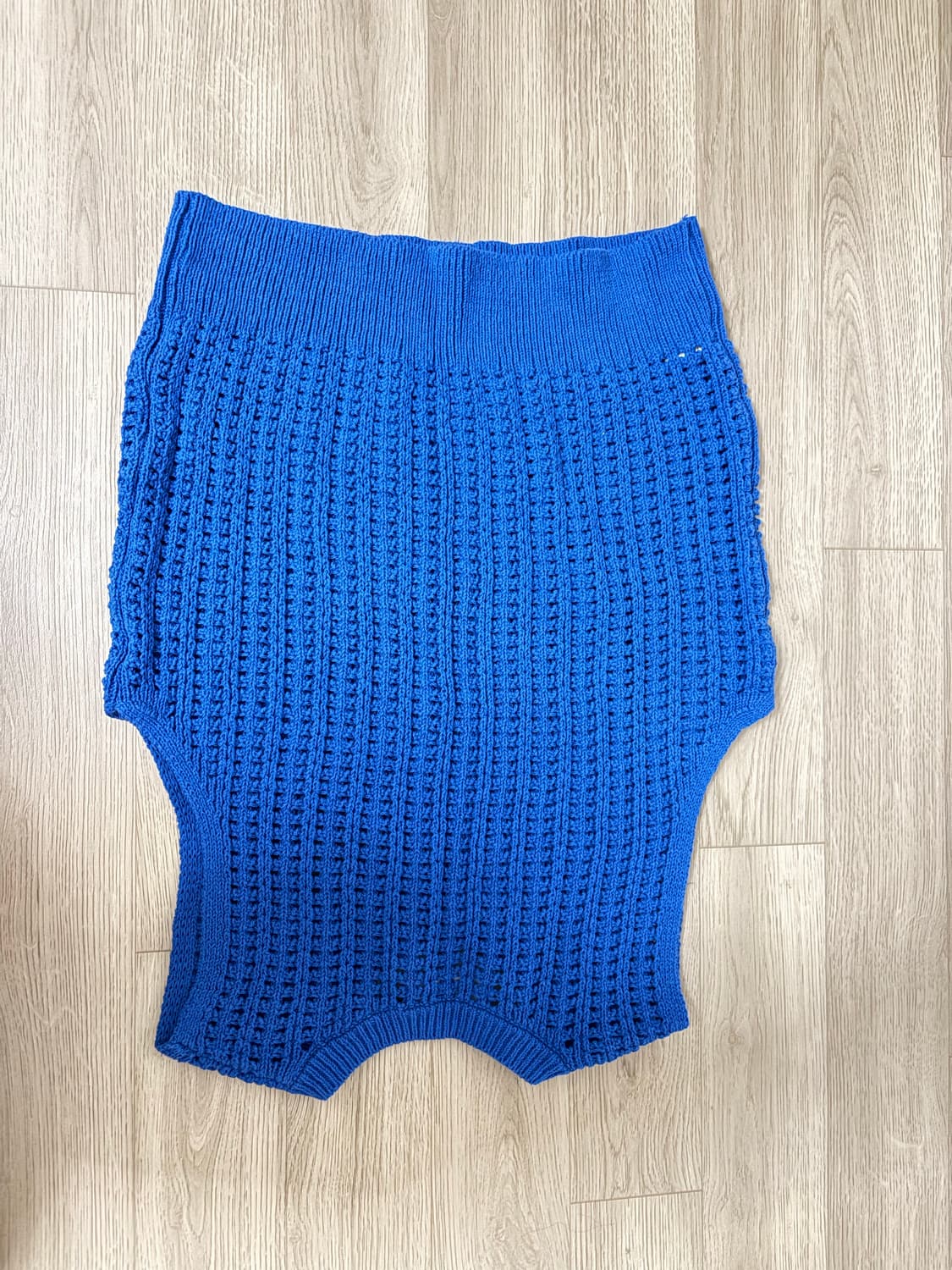 블루 니트 베스트 상품이미지2