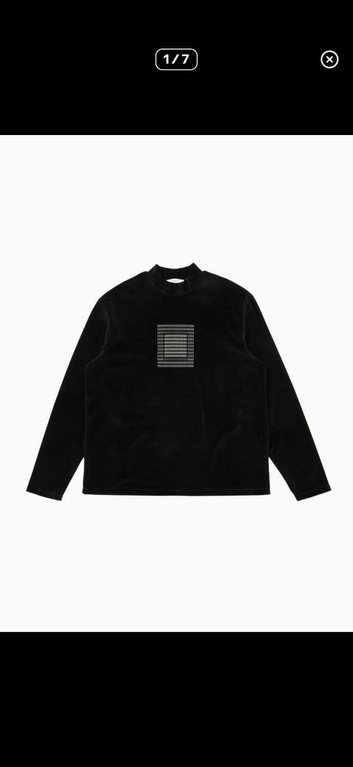 아모멘토 모티브 벨벳 모크넥 블랙 M 상품이미지1