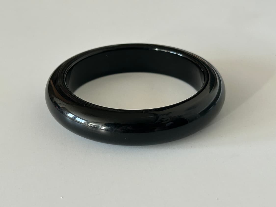 블랙 볼드 아크릴 뱅글 상품이미지1