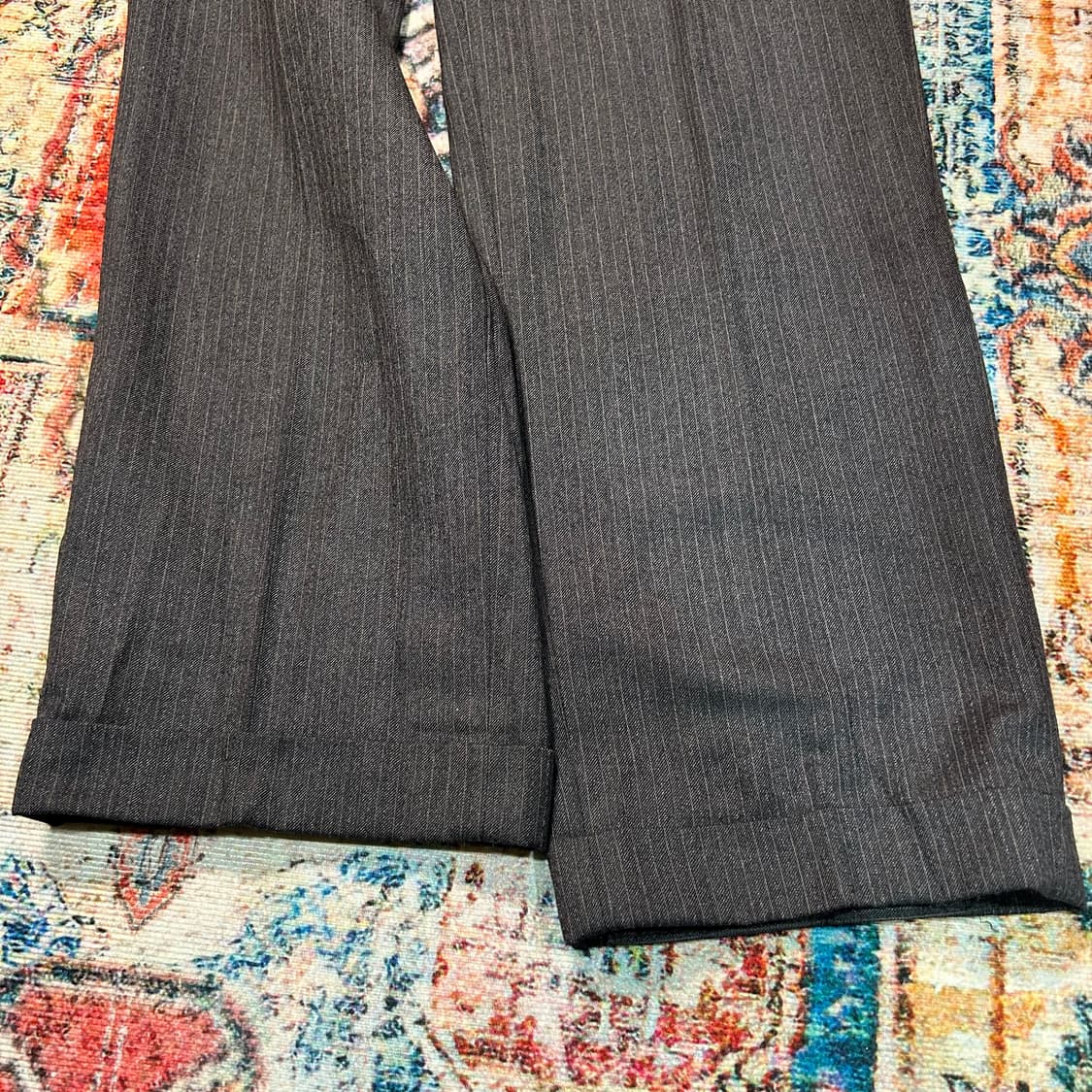 [32] 제이프레스 스트라이프 울 카브라 팬츠 상품이미지3