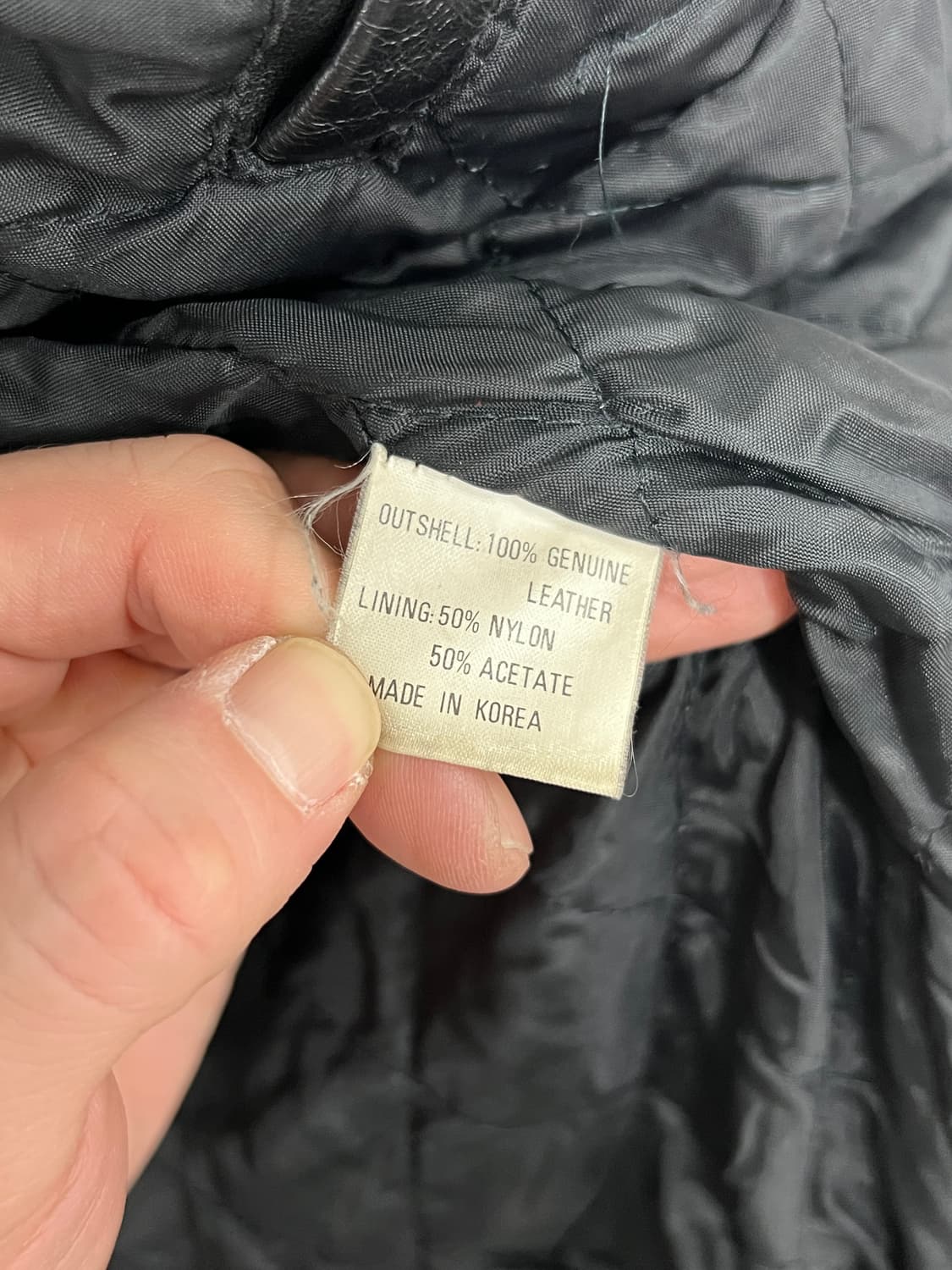 90s' AIperna Vintage 빈티지 램스킨 양가죽 레더 자켓 상품이미지7