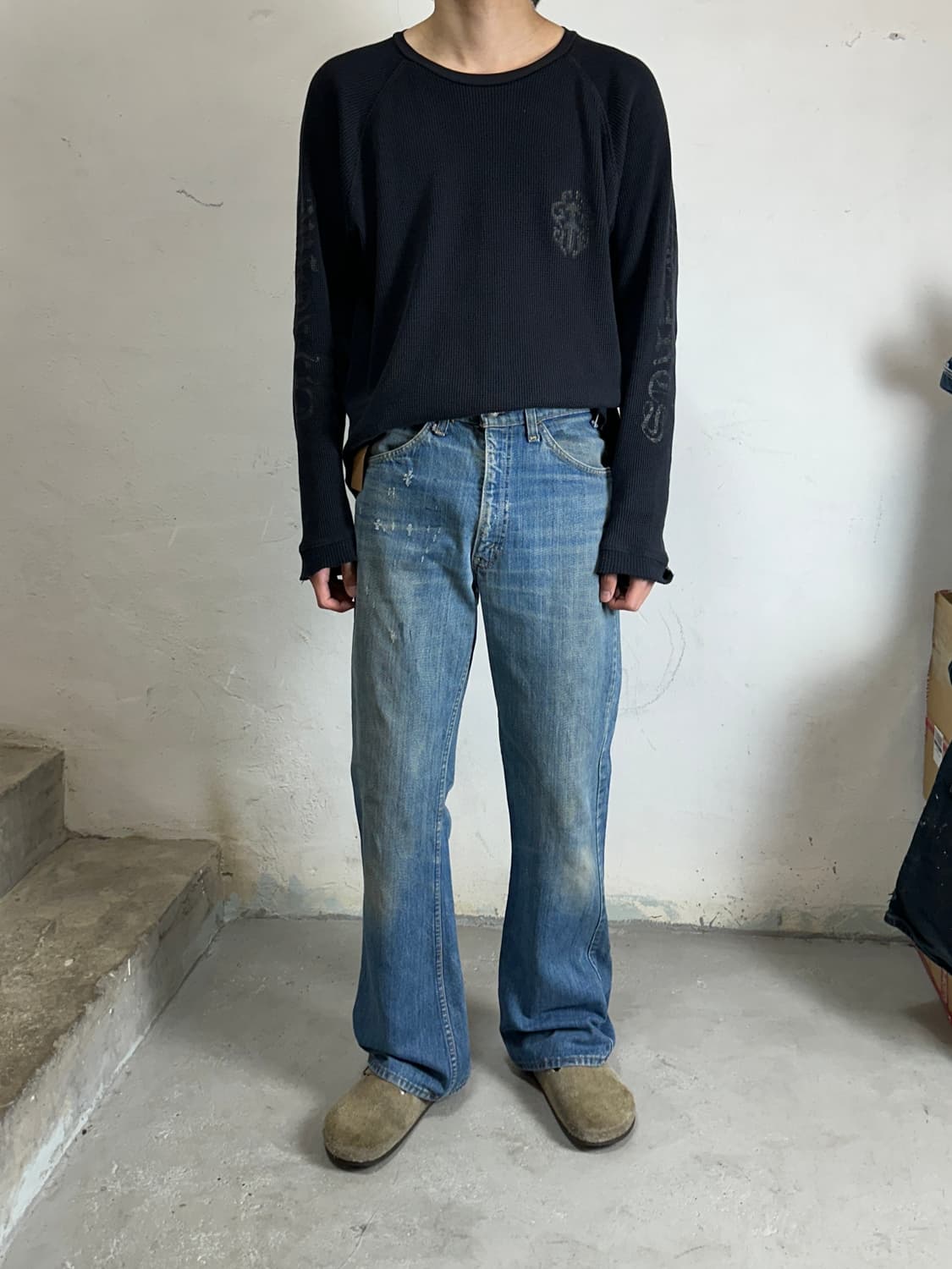 80's USA Made 빈티지 리바이스 646 벨바텀 부츠컷 오렌지탭 상품이미지2