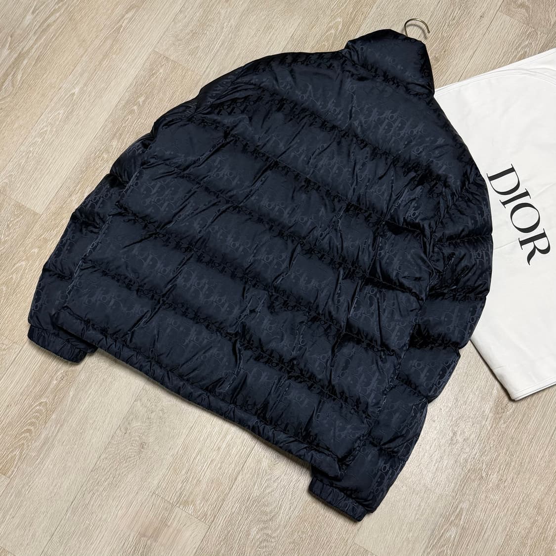 [블랙 52/새상품급] 디올 오블리크 패딩 블랙 풀구성 상품이미지4