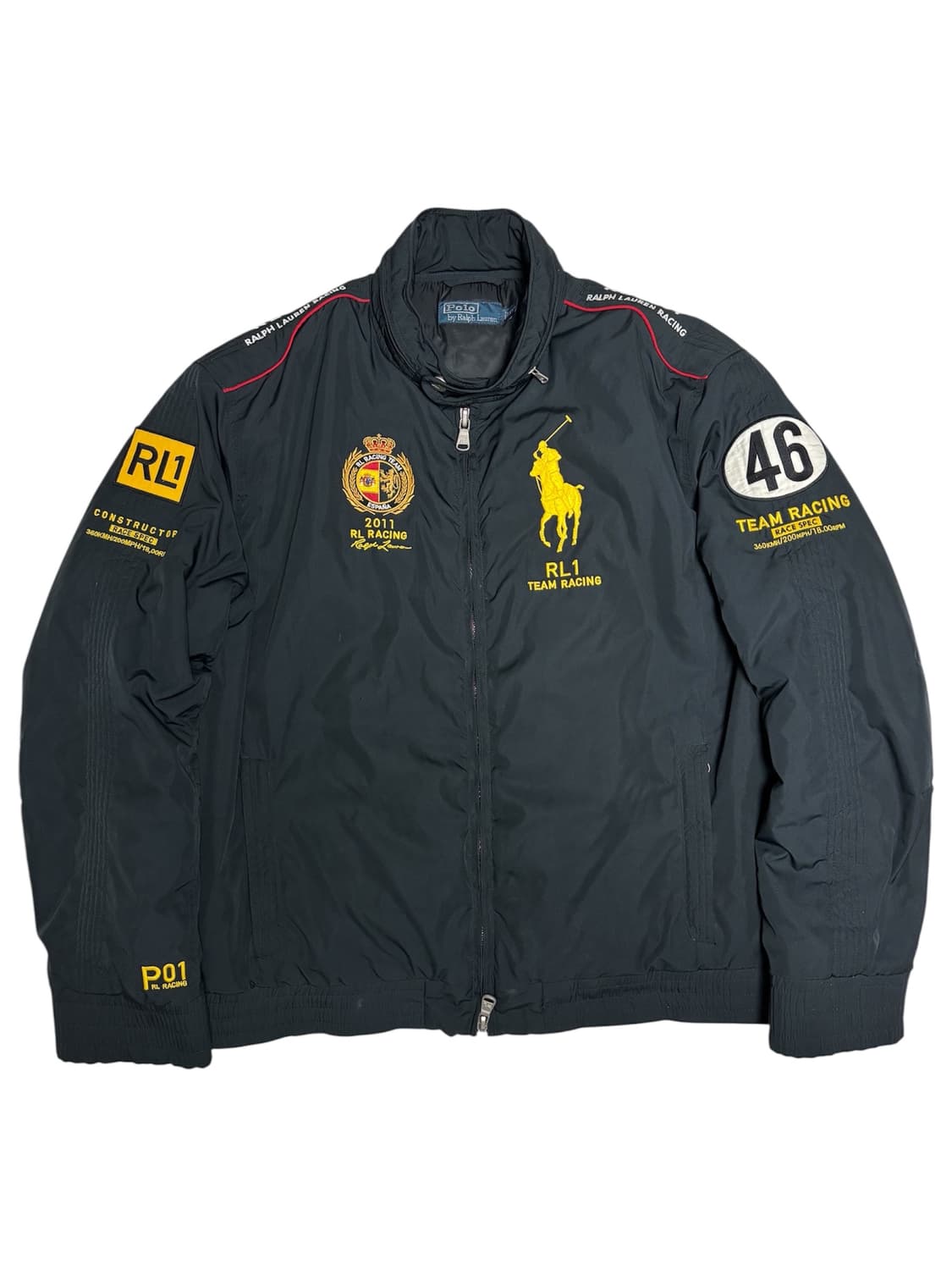 폴로 랄프로렌 빅포니 에스파냐 RL1 레이싱 봄버 자켓 2XL 상품이미지1