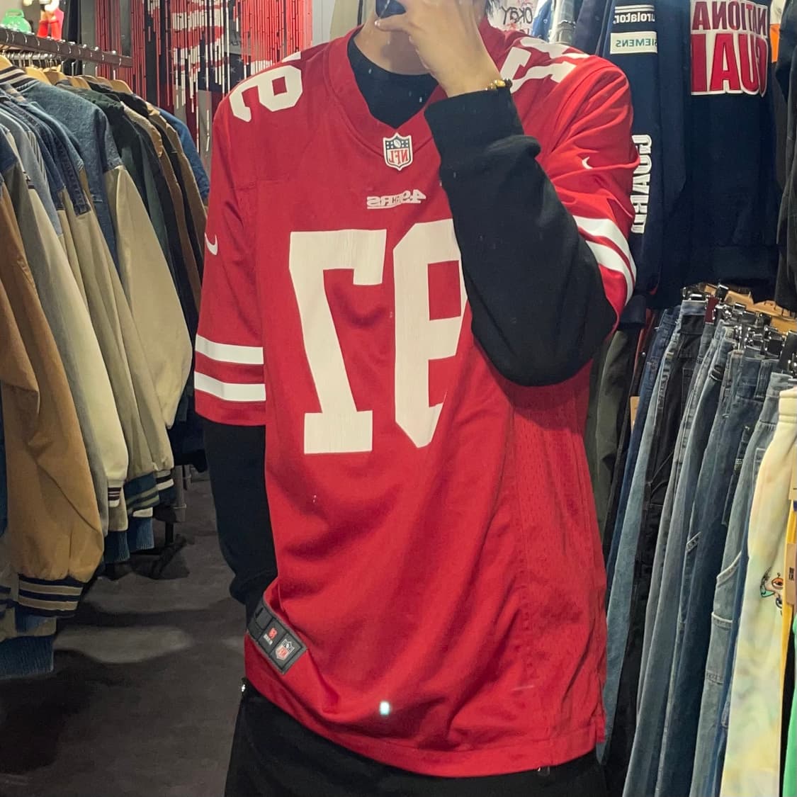 [IM] NFL X NIKE 레드 No.BOSA 반팔져지 상품이미지4