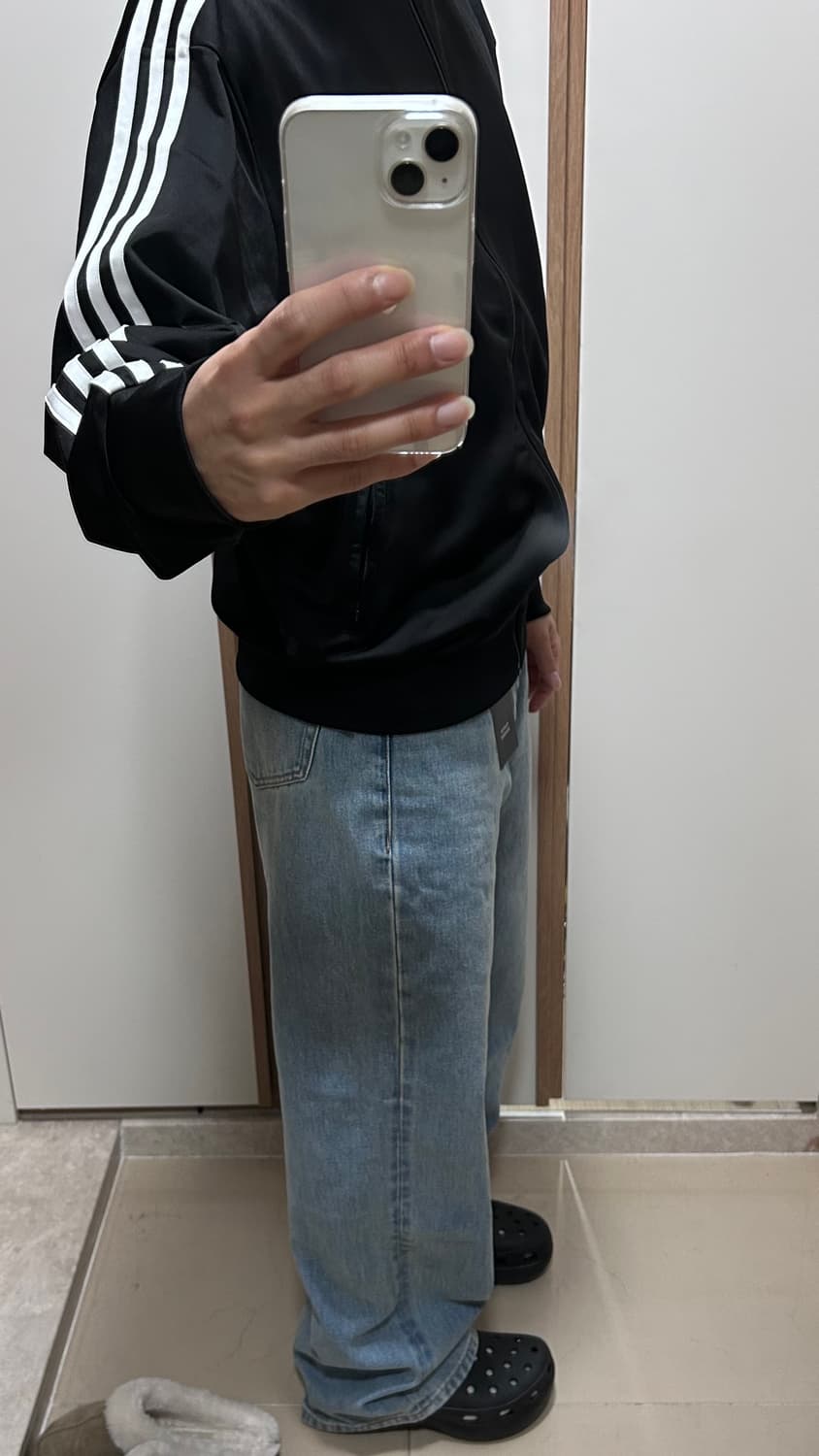 무신사 스탠다드 와이드 데님 라이트 인디고 상품이미지2