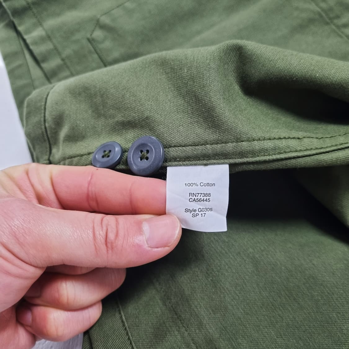 J.CREW 프렌치워크 초어 자켓 올리브 - XL 상품이미지8