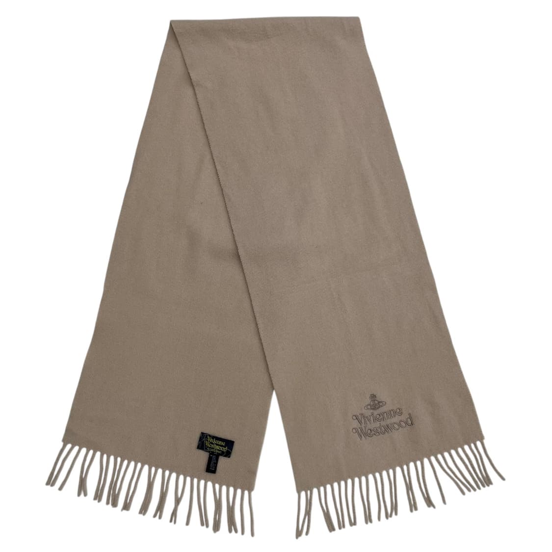 비비안웨스트우드 연베이지 울 머플러 상품이미지3