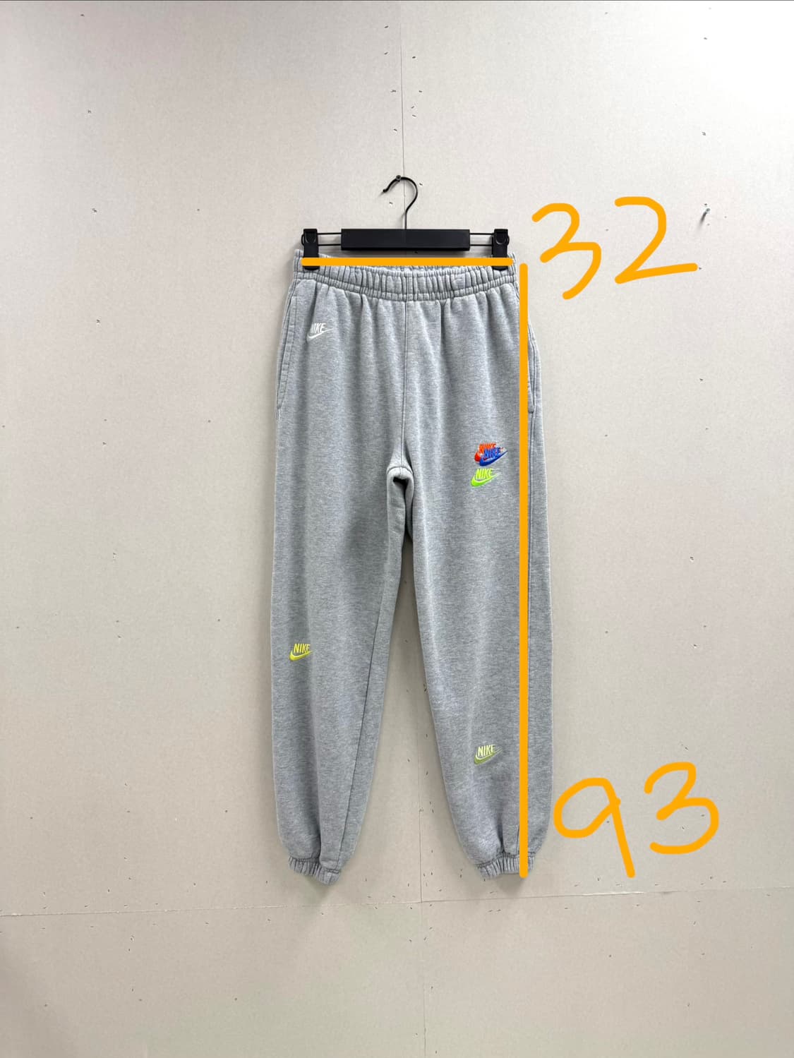 공용 S /  나이키 프렌치테리 조거팬츠 그레이 상품이미지2